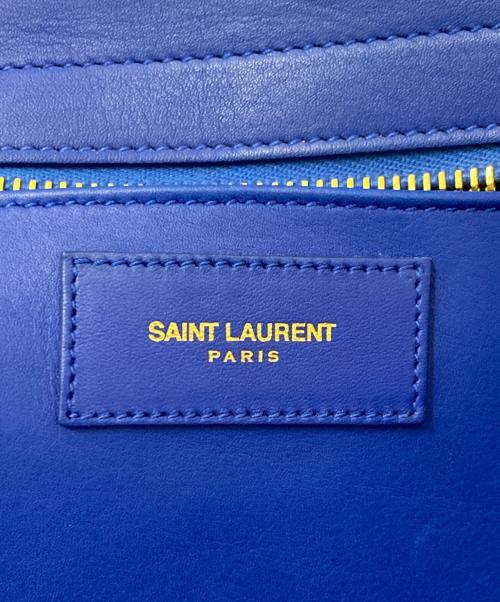 Saint Laurent Paris（サンローランパリ）Saint Laurent Paris (サンローランパリ) プチカバス ブルーの古着・服飾アイテム