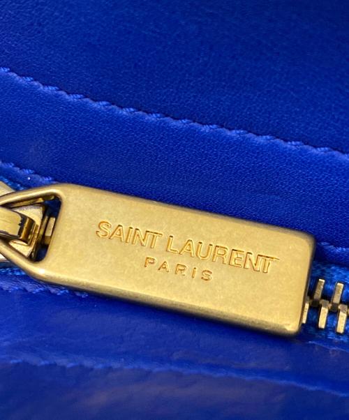 Saint Laurent Paris（サンローランパリ）Saint Laurent Paris (サンローランパリ) プチカバス ブルーの古着・服飾アイテム