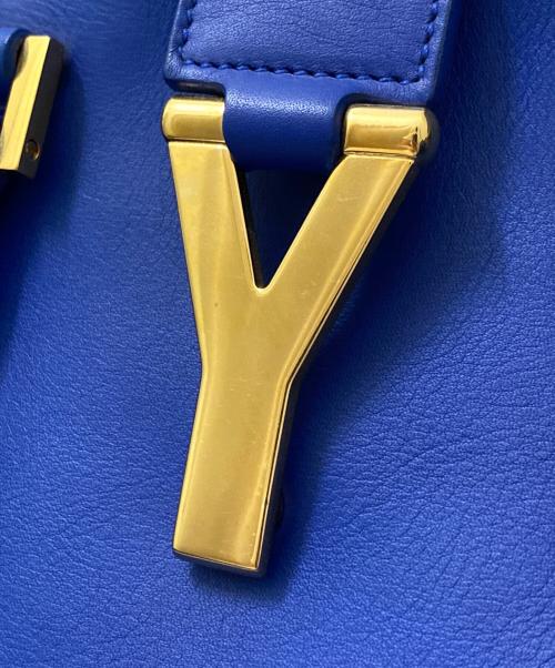 Saint Laurent Paris（サンローランパリ）Saint Laurent Paris (サンローランパリ) プチカバス ブルーの古着・服飾アイテム