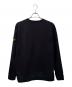 STONE ISLAND (ストーンアイランド) Garment Dye Sweat L/S TEE/ワッペン付ガーメントダイスウェットロンT ブラック サイズ:L：32000円