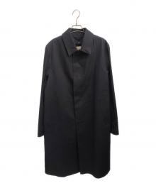 MACKINTOSH（マッキントッシュ）の古着「ライナー付ゴム引きコート」｜ネイビー