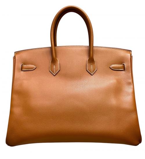 HERMES（エルメス）HERMES (エルメス) バーキン35/ゴールド金具/ヴォーエプソンゴールド/▢J:2006年 ゴールド×ゴールド金具 サイズ:35の古着・服飾アイテム