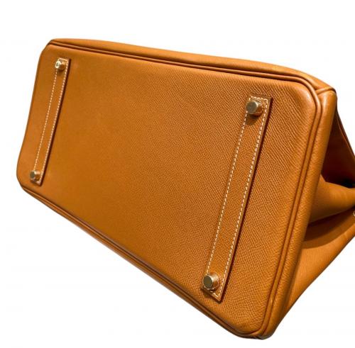 HERMES（エルメス）HERMES (エルメス) バーキン35/ゴールド金具/ヴォーエプソンゴールド/▢J:2006年 ゴールド×ゴールド金具 サイズ:35の古着・服飾アイテム