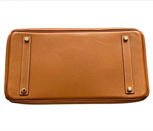 HERMES（エルメス）HERMES (エルメス) バーキン35/ゴールド金具/ヴォーエプソンゴールド/▢J:2006年 ゴールド×ゴールド金具 サイズ:35の古着・服飾アイテム