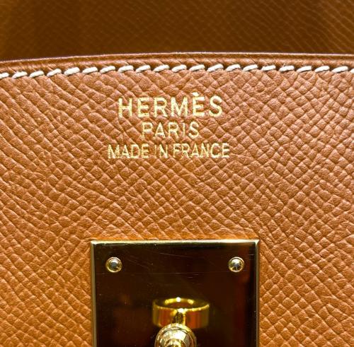 HERMES（エルメス）HERMES (エルメス) バーキン35/ゴールド金具/ヴォーエプソンゴールド/▢J:2006年 ゴールド×ゴールド金具 サイズ:35の古着・服飾アイテム