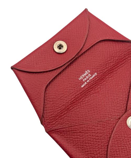 HERMES（エルメス）HERMES (エルメス) バスティア/コインケース レッド系の古着・服飾アイテム