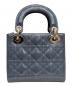Christian Dior (クリスチャン ディオール) Lady Dior Mini / レディディオール ミニ グレー×ゴールド金具 サイズ:ミニ：350000円