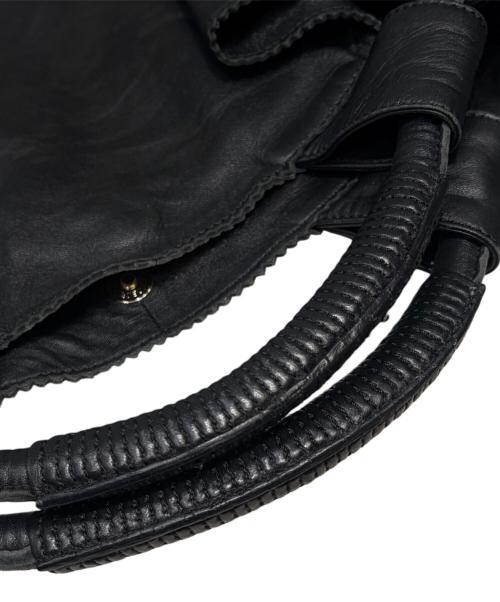 LOEWE（ロエベ）LOEWE (ロエベ) ナッパアイレ アナグラムハンドバッグ ブラックの古着・服飾アイテム