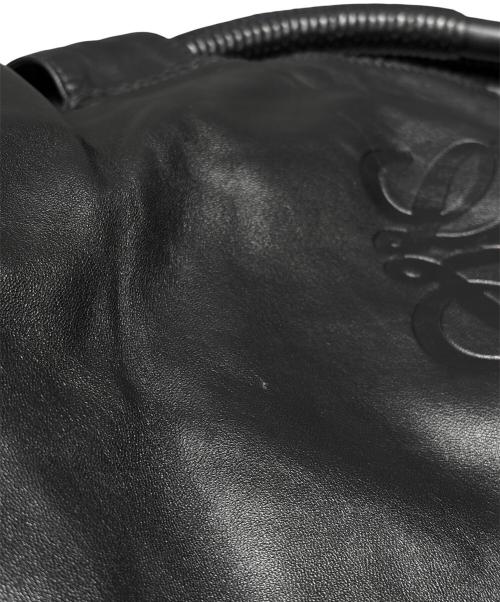LOEWE（ロエベ）LOEWE (ロエベ) ナッパアイレ アナグラムハンドバッグ ブラックの古着・服飾アイテム