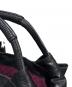 中古・古着 LOEWE (ロエベ) ナッパアイレ アナグラムハンドバッグ ブラック：60000円