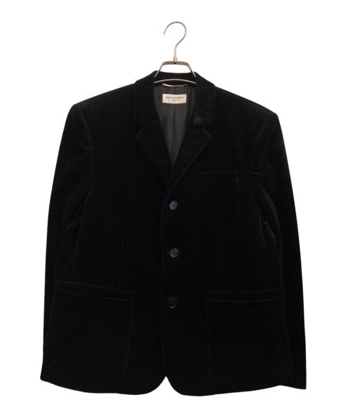 Saint Laurent Paris（サンローランパリ）Saint Laurent Paris (サンローランパリ) コーデュロイジャケット ブラック サイズ:50の古着・服飾アイテム