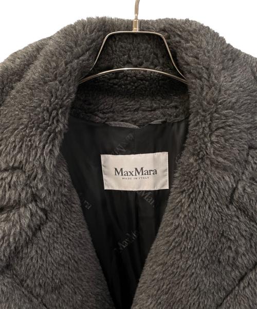 MaxMara（マックスマーラ）MaxMara (マックスマーラ) テディベアコート グレー サイズ:Mの古着・服飾アイテム