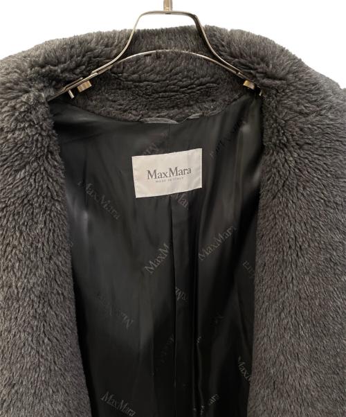 MaxMara（マックスマーラ）MaxMara (マックスマーラ) テディベアコート グレー サイズ:Mの古着・服飾アイテム