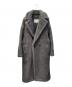 MaxMara（マックスマーラ）の古着「テディベアコート」｜グレー