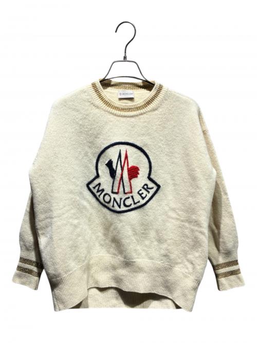 MONCLER（モンクレール）MONCLER (モンクレール) ニット ベージュ サイズ:XSの古着・服飾アイテム