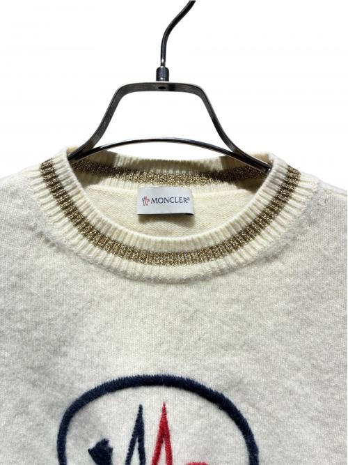 MONCLER（モンクレール）MONCLER (モンクレール) ニット ベージュ サイズ:XSの古着・服飾アイテム