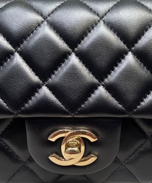 CHANEL（シャネル）CHANEL (シャネル) チェーンショルダーバッグ ブラックの古着・服飾アイテム