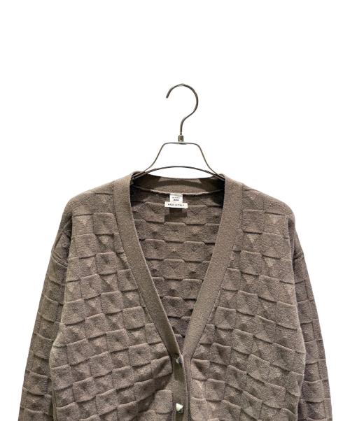 HERMES（エルメス）HERMES (エルメス) メドールモチーフカーディガン ブラウン サイズ:38の古着・服飾アイテム