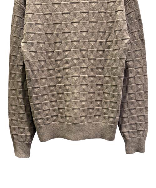 HERMES（エルメス）HERMES (エルメス) メドールモチーフカーディガン ブラウン サイズ:38の古着・服飾アイテム