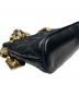 中古・古着 CHANEL (シャネル) ヴィンテージマトラッセチェーンミニハンドバッグ ブラック×ゴールド金具：110000円