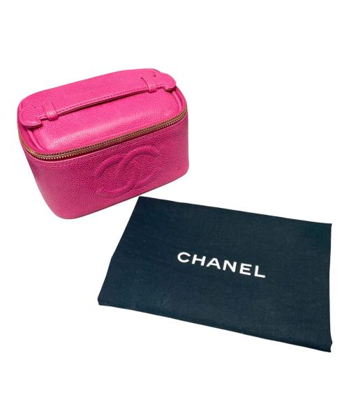 CHANEL（シャネル）CHANEL (シャネル) バニティミニポーチ ショッキングピンクの古着・服飾アイテム