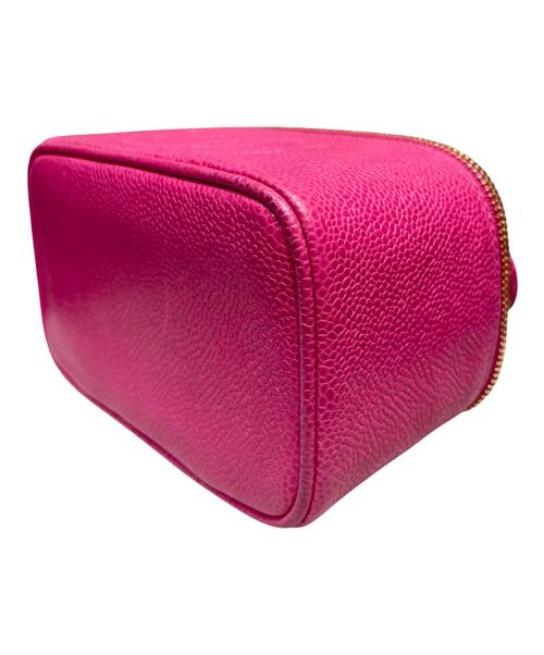 CHANEL（シャネル）CHANEL (シャネル) バニティミニポーチ ショッキングピンクの古着・服飾アイテム