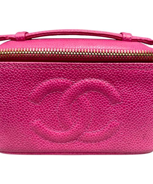 CHANEL（シャネル）CHANEL (シャネル) バニティミニポーチ ショッキングピンクの古着・服飾アイテム