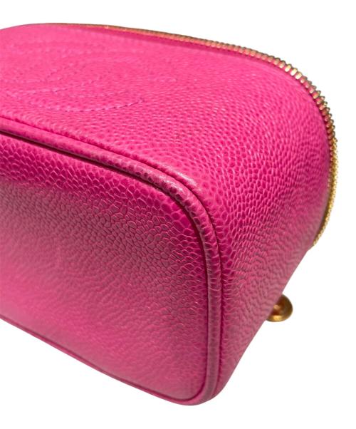 CHANEL（シャネル）CHANEL (シャネル) バニティミニポーチ ショッキングピンクの古着・服飾アイテム