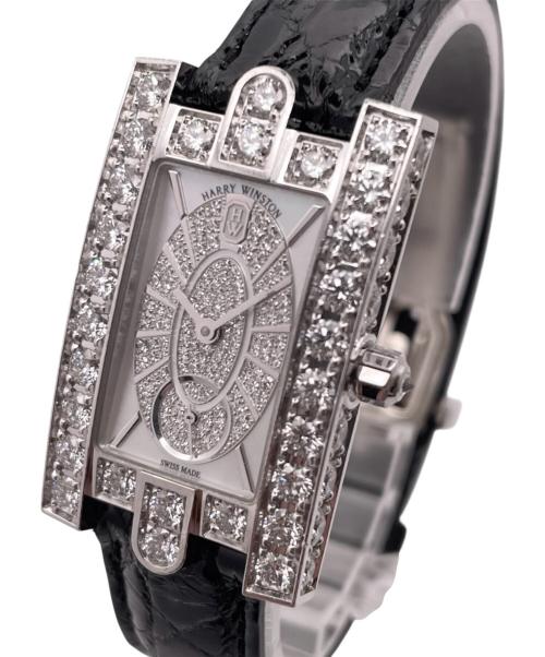 HARRY WINSTON（ハリーウィンストン）HARRY WINSTON (ハリーウィンストン) アヴェニュー・クラシック エリプティック/腕時計 シルバー文字盤の古着・服飾アイテム