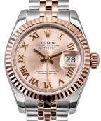 ROLEXロレックス）の古着「Datejust/デイトジャスト/Ref:179171/ピンク文字盤/エバーローズゴールド」｜ピンク文字盤