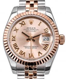 ROLEX（ロレックス）の古着「Datejust/デイトジャスト/Ref:179171/ピンク文字盤/エバーローズゴールド」｜ピンク文字盤