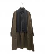 sacaiサカイ）の古着「Cotton Gabardine Coat」｜ネイビー×カーキ