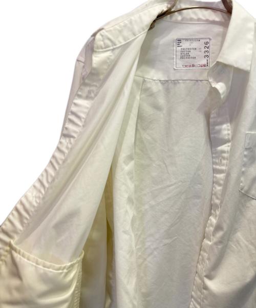 sacai（サカイ）sacai (サカイ) 24SS Cotton Poplin Shirt ドッキングポプリンシャツ  ホワイト サイズ:２の古着・服飾アイテム