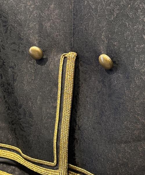 Saint Laurent Paris（サンローランパリ）Saint Laurent Paris (サンローランパリ) 20SS フラワージャガード ナポレオンジャケット ブラック サイズ:44の古着・服飾アイテム