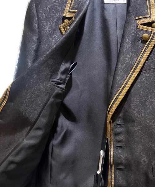 Saint Laurent Paris（サンローランパリ）Saint Laurent Paris (サンローランパリ) 20SS フラワージャガード ナポレオンジャケット ブラック サイズ:44の古着・服飾アイテム