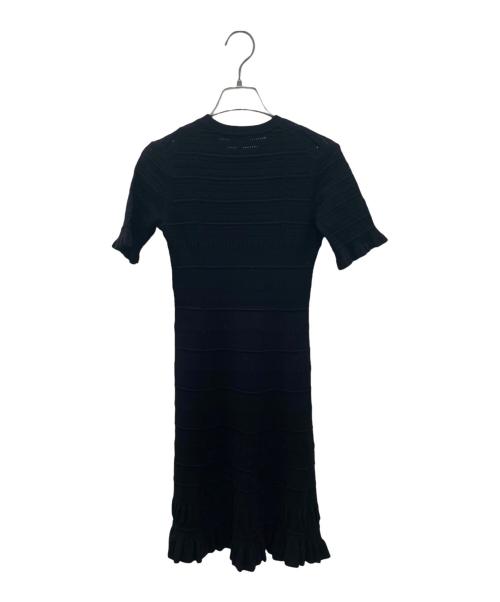 KENZO（ケンゾー）KENZO (ケンゾー) ショートスリーブ フレアドレス ブラック サイズ:ｓの古着・服飾アイテム