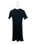 KENZO (ケンゾー) ショートスリーブ フレアドレス ブラック サイズ:ｓ：17000円