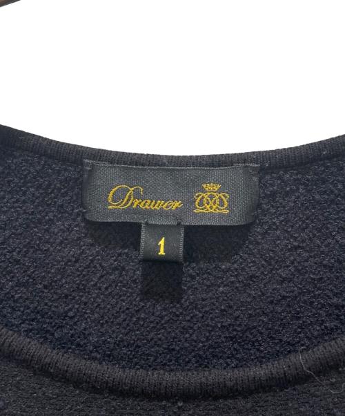 DRAWER（ドゥロワー）DRAWER (ドゥロワー) 16Gブラックニットワンピース ブラック サイズ:１の古着・服飾アイテム