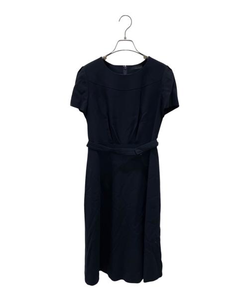 NOUV CONFINI（ヌーヴコンフィニ）NOUV CONFINI (ヌーヴコンフィニ) ジャケットセット ワンピース ネイビー サイズ:9の古着・服飾アイテム
