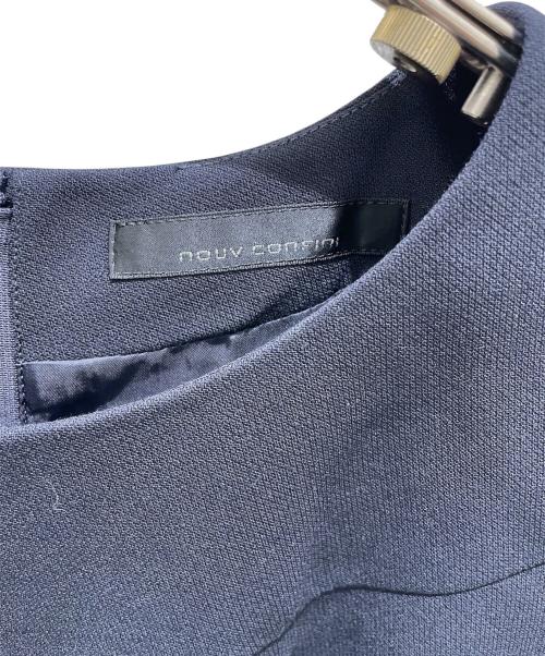 NOUV CONFINI（ヌーヴコンフィニ）NOUV CONFINI (ヌーヴコンフィニ) ジャケットセット ワンピース ネイビー サイズ:9の古着・服飾アイテム