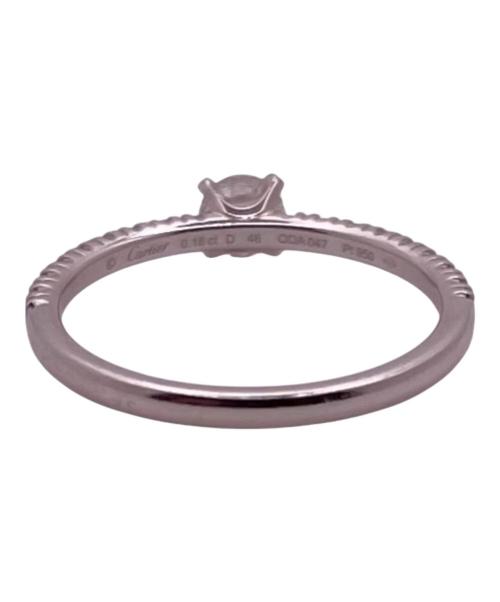 Cartier（カルティエ）Cartier (カルティエ) ダイヤモンド ソリテール リング サイズ:46の古着・服飾アイテム
