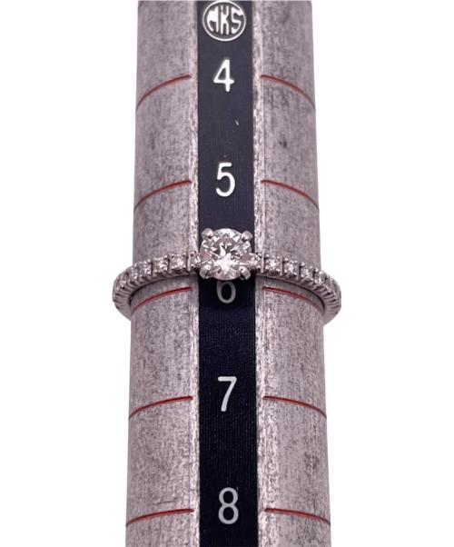 Cartier（カルティエ）Cartier (カルティエ) ダイヤモンド ソリテール リング サイズ:46の古着・服飾アイテム