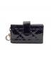 Christian Dior (クリスチャン ディオール) レディ ディオール ジャスミン カナージュ カードホルダー ブラック：28000円