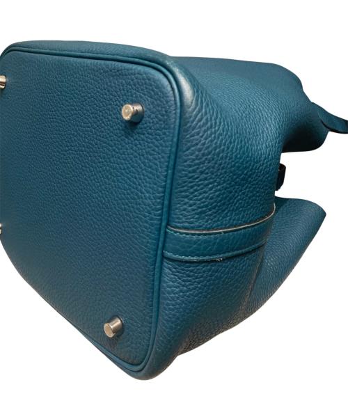 HERMES（エルメス）HERMES (エルメス) ピコタンロックMM エクラ/シルバー金具/トリヨンクレマンス/ヴォースイフト/D刻印：2019年 ヴェールボスフォール/ヴェールシブレス サイズ:MMの古着・服飾アイテム