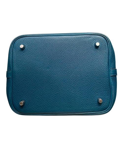 HERMES（エルメス）HERMES (エルメス) ピコタンロックMM エクラ/シルバー金具/トリヨンクレマンス/ヴォースイフト/D刻印：2019年 ヴェールボスフォール/ヴェールシブレス サイズ:MMの古着・服飾アイテム