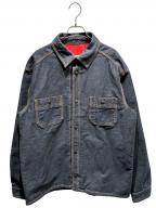 MONCLERモンクレール）の古着「CAMICIA/デニムシャツジャケット/J20912F00016」｜ネイビー