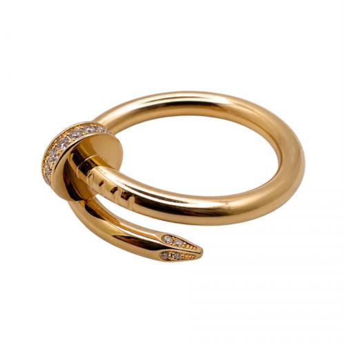 Cartier（カルティエ）Cartier (カルティエ) JUSTE UN CLOU/ジュストアンクルリング/ダイヤモンド/K18/ジュエリー サイズ:55(14-15号)の古着・服飾アイテム