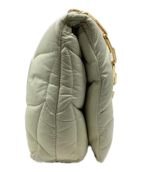 MULBERRY（マルベリー）MULBERRY (マルベリー) ソフティ チェーンショルダーバッグ ライトグリーンの古着・服飾アイテム