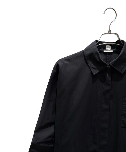 HERMES（エルメス）HERMES (エルメス) ウエストマークシャツワンピース ブラック サイズ:36の古着・服飾アイテム