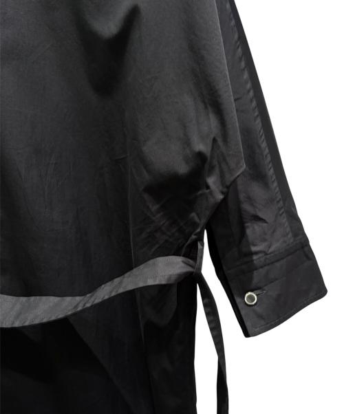HERMES（エルメス）HERMES (エルメス) ウエストマークシャツワンピース ブラック サイズ:36の古着・服飾アイテム